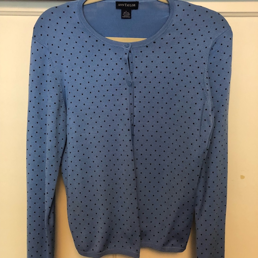 Ann Taylor long button up sweater